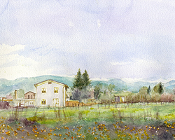 Country Scene, North Italy