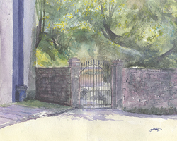 Gate to Vineyard, Lucca